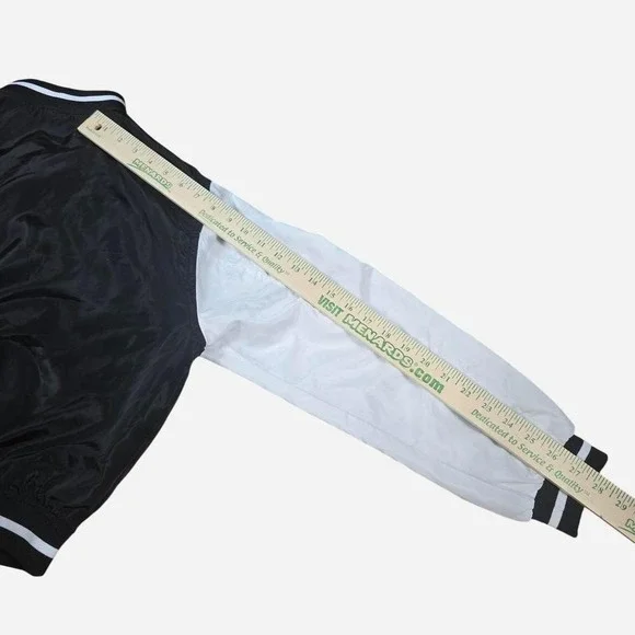 Cali 1850 Los Angeles Varsity Jacket XS Black White‎ Letterman Bomber - Picture 6 of 6